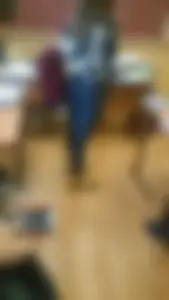 College candid teens in class wearing tight clothes