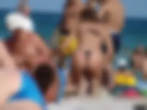 Beach voyeur babes in bikinis, thongs and topless