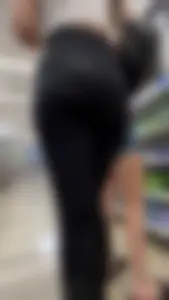 (Upshots, OC) Blonde with FAT ASS in scrunch leggings