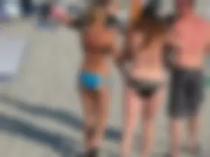 Mix of candid girls at the beach and in bikinis