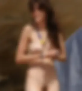 Nude beach and topless girls