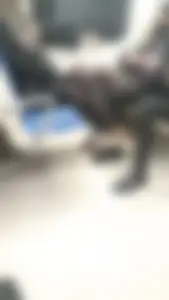 Crossed legs in black pantyhose, public transport creepshots