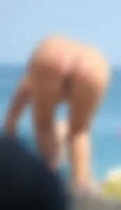 Nude beach and topless girls