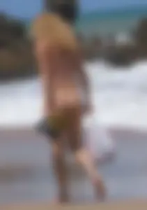 Nude beach and topless girls