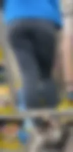 White Walmart Associate Showing Off Ass