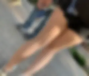 Gorgeous Legs And Booty in Black Mini Shorts City Creepshots Gallery