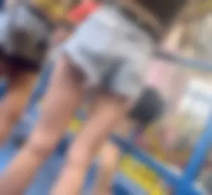 Trio of teen ass with their cheeks out