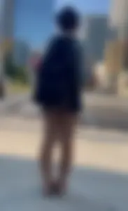 Hot Asian Girl Ass and Legs With No Shorts!!!