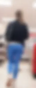 Amazing tight little ass in blue leggings!