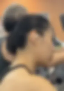 fit asian in blue dfyne leggings