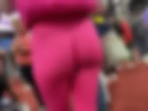 Slim Fit PAWG MILF Round Pear Bubble Butt in Hot Pink NVGTN