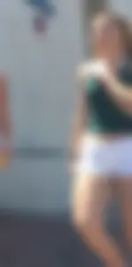 Teen in White Shorts