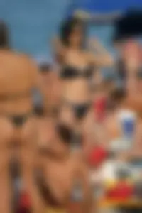 Beach voyeur girls in bikinis, thongs and topless