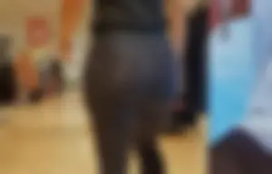 Insane bubble butt in adidas leggings