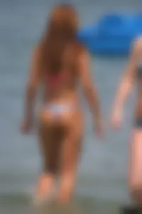 Sexy beach and bikini girls