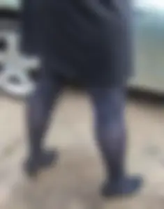 Coworker in skirts and pantyhose