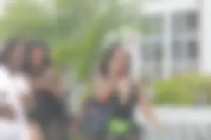 Ebony girls in bikinis