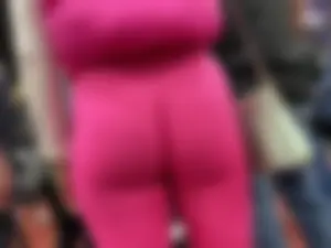Slim Fit PAWG MILF Round Pear Bubble Butt in Hot Pink NVGTN