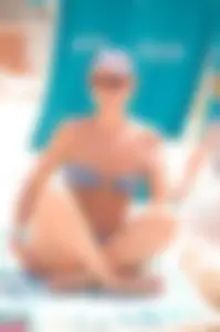 Bunch of sexy girls and milfs in bikinis at the beach