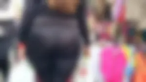 Milf with a tremendous hot ass in the market