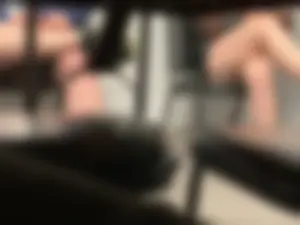 Sexy candid college legs under the desk