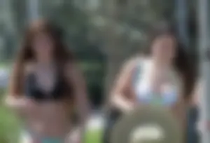 Candid Florida babes at Deerfield Beach in the winter