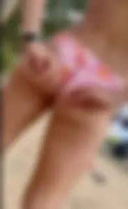 Duo at the lake. bikini closeups