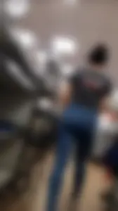 Cute teen at work