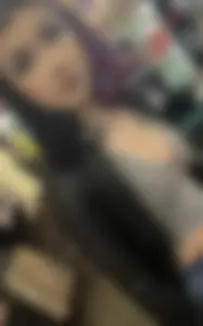 Amazing goth teen with her tits out