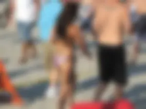 Mix of candid girls at the beach and in bikinis