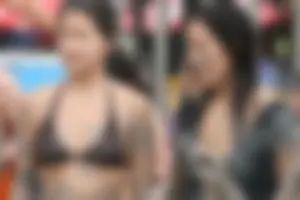 Boryeong Mud Fest 2008 girls mostly in bikinis