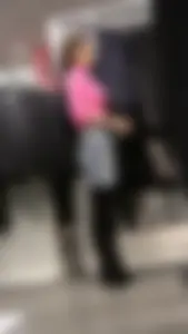 Asian MILF in Tight Jeans & Boots, Bending Over for That Ass View