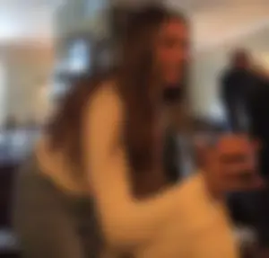 Hot waiter milf in jeans