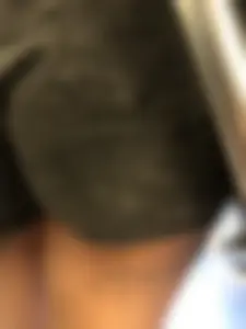 Perfect Long Candid Skinny Legs And Butt in Grey Jean Mini Shorts Closeups - Huge Subway Creepshots Gallery