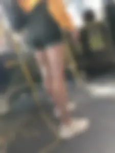 Candid Girl With Perfect Sexy Legs And Booty in Denim Shorts in a Public Bus Creepshots Gallery