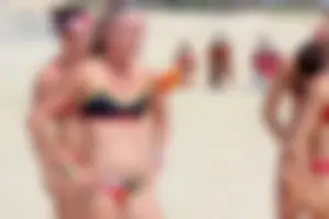Lifeguard tournament girls on the beach