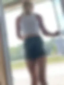 Brunette College Babe Tight Booty Sweatshorts VPL
