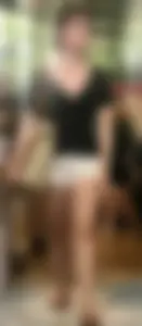 Gift shop asses in short shorts