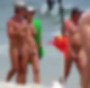Nude beach and topless girls