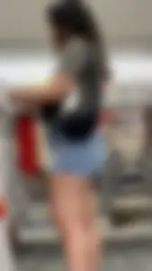 Big Butt In Jean Shorts