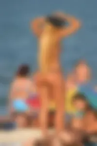 Sexy candid topless and nude beach girls