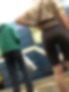 Gorgeous Ass in Sporting Short Tights Subway Creepshots Collection
