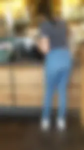 Latin teen in tight jeans