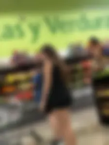 Busty big booty Latina in one piece spandex