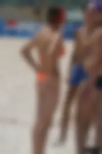 Beach voyeur girls in bikinis, thongs and topless
