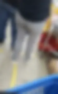 Milf with round and tight butt in gray leggings