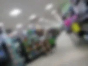 Grocery store blonde with a nice ass in tight white shorts
