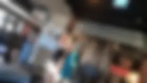 Gym Girl Bending Over in Blue Leggings (OC and GIFS)