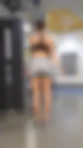 Sexy Ass College Girls in the Gym
