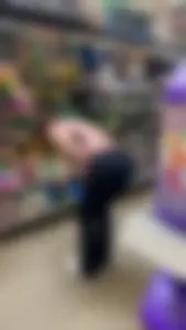 Beautiful Fit Caucasian in tight jeans (BUBBLE BUTT)